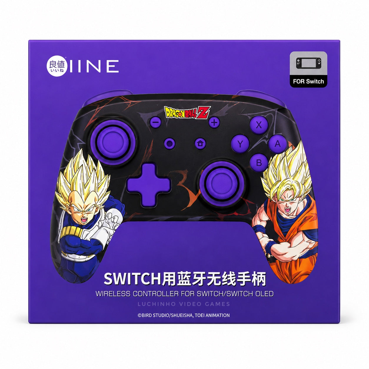 Control Inalámbrico Dragon Ball Z para Nintendo Switch y Switch OLED