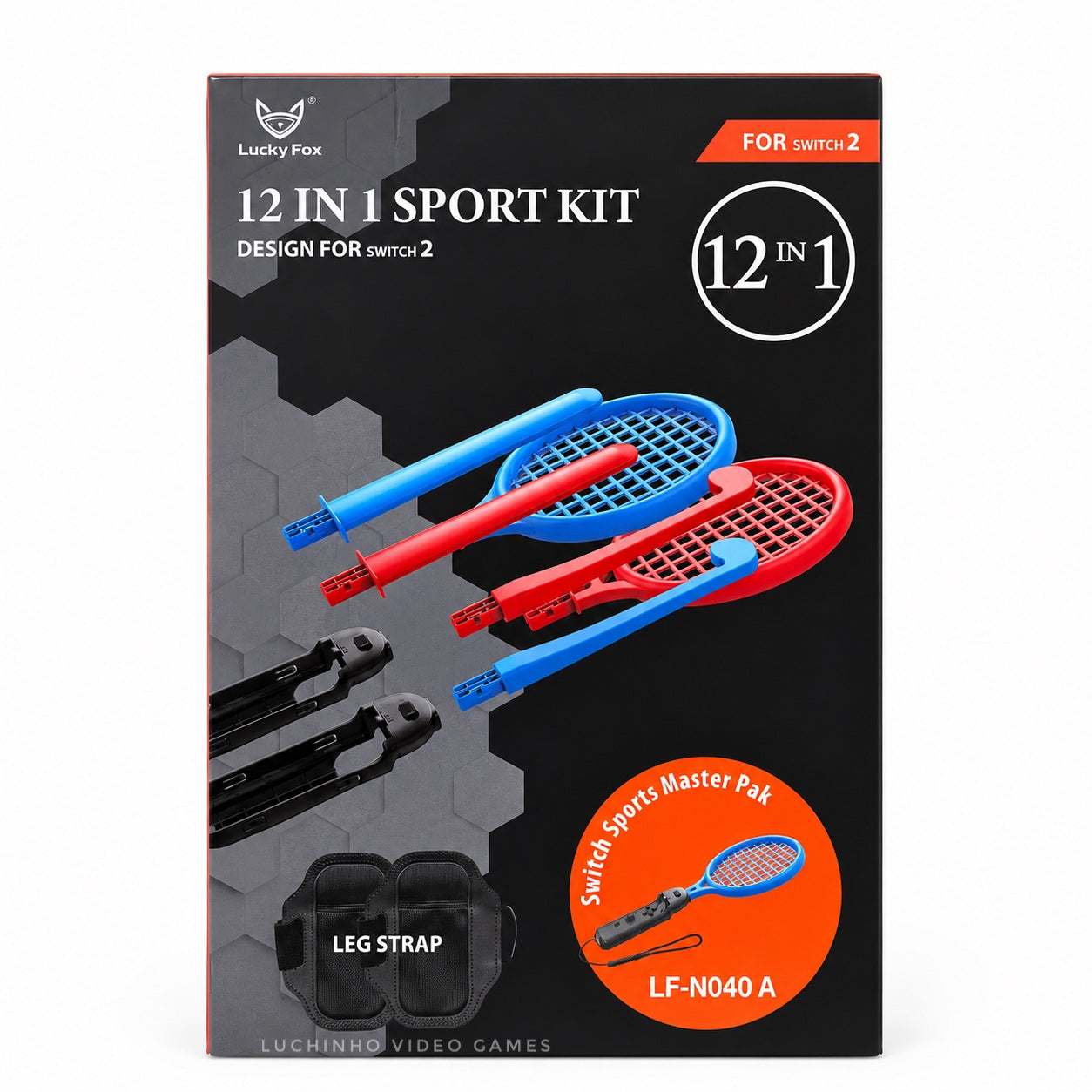 Kit Deportivo 12 en 1 para Nintendo Switch 2 – Accesorios para Juegos de Deportes