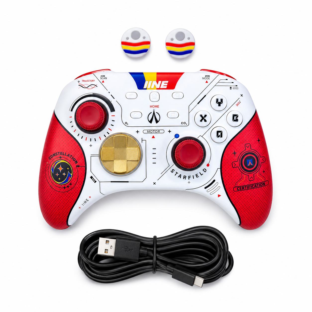 Control Inalámbrico Starfield para Nintendo Switch y Switch OLED Bluetooth Edición Especial