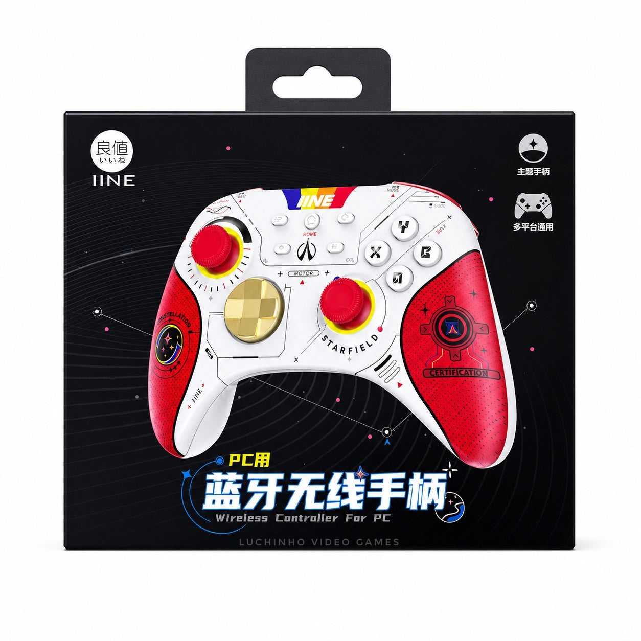 Control Inalámbrico Starfield para Nintendo Switch y Switch OLED Bluetooth Edición Especial