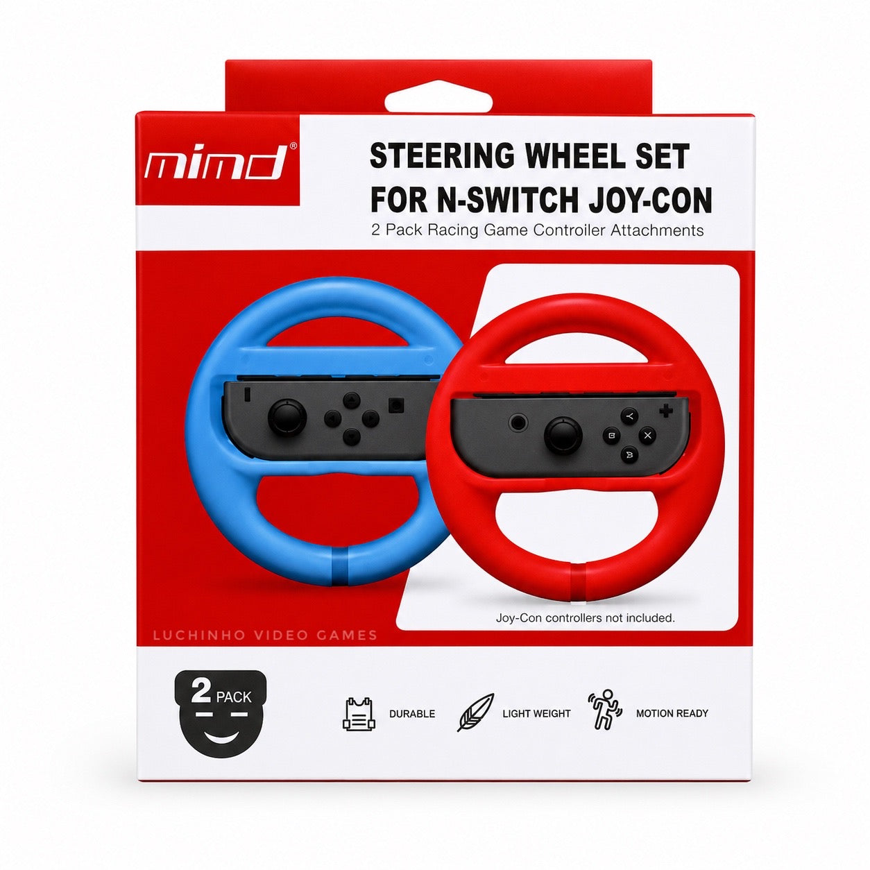 Timones para Joy-Con Nintendo Switch – Set de 2 Accesorios para Juegos de Carreras