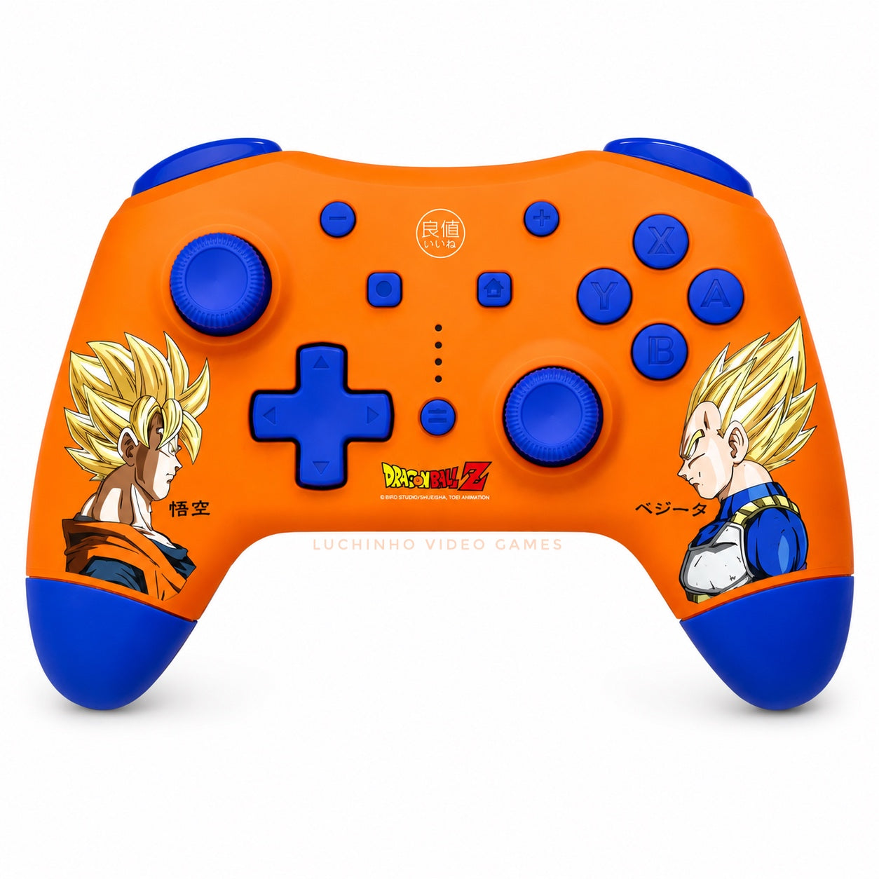 Control Inalámbrico Dragon Ball Z para Nintendo Switch y Switch OLED Bluetooth Color Naranja