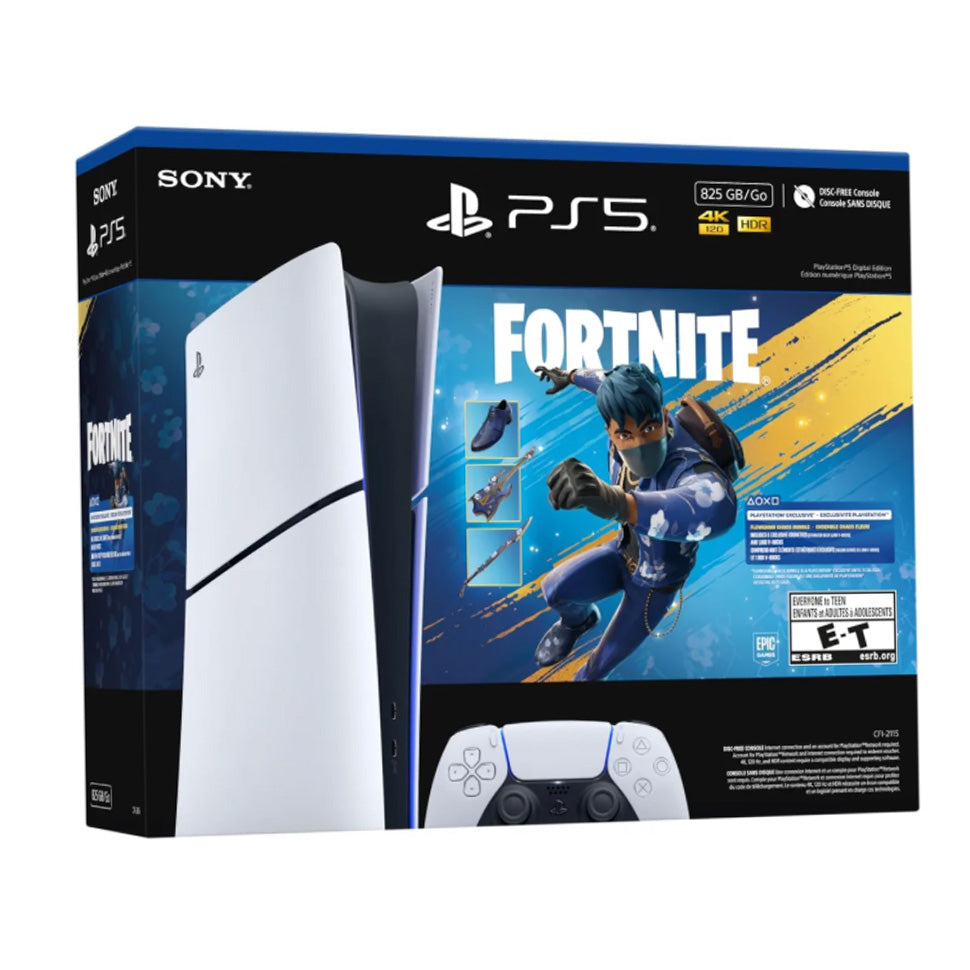 Consola PLay Station 5 Slim Edicion Digital 825GB + Paquete Fortnite