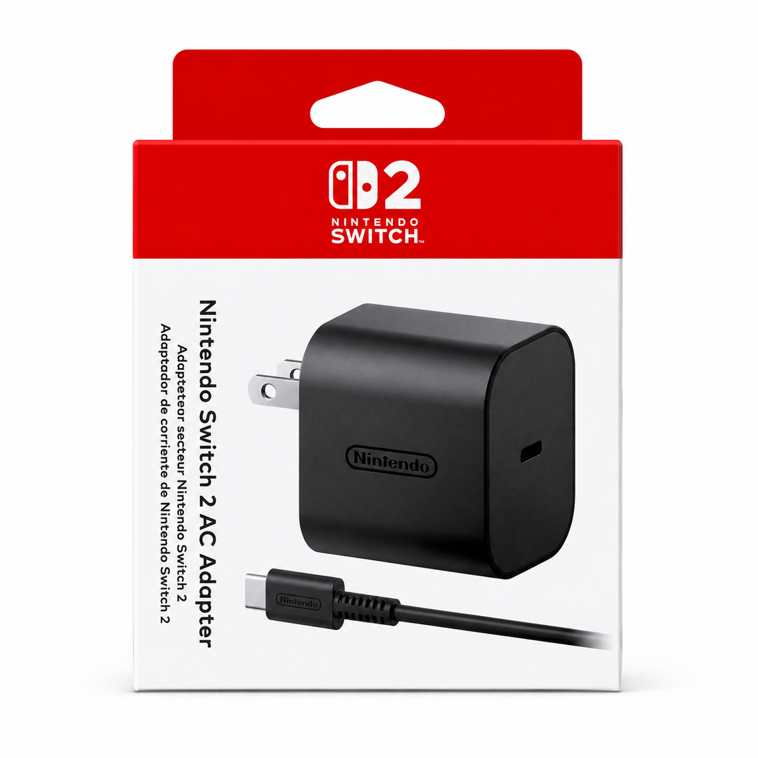 Adaptador de Corriente USB-C para Nintendo Switch 2 – Cargador AC de Alta Velocidad