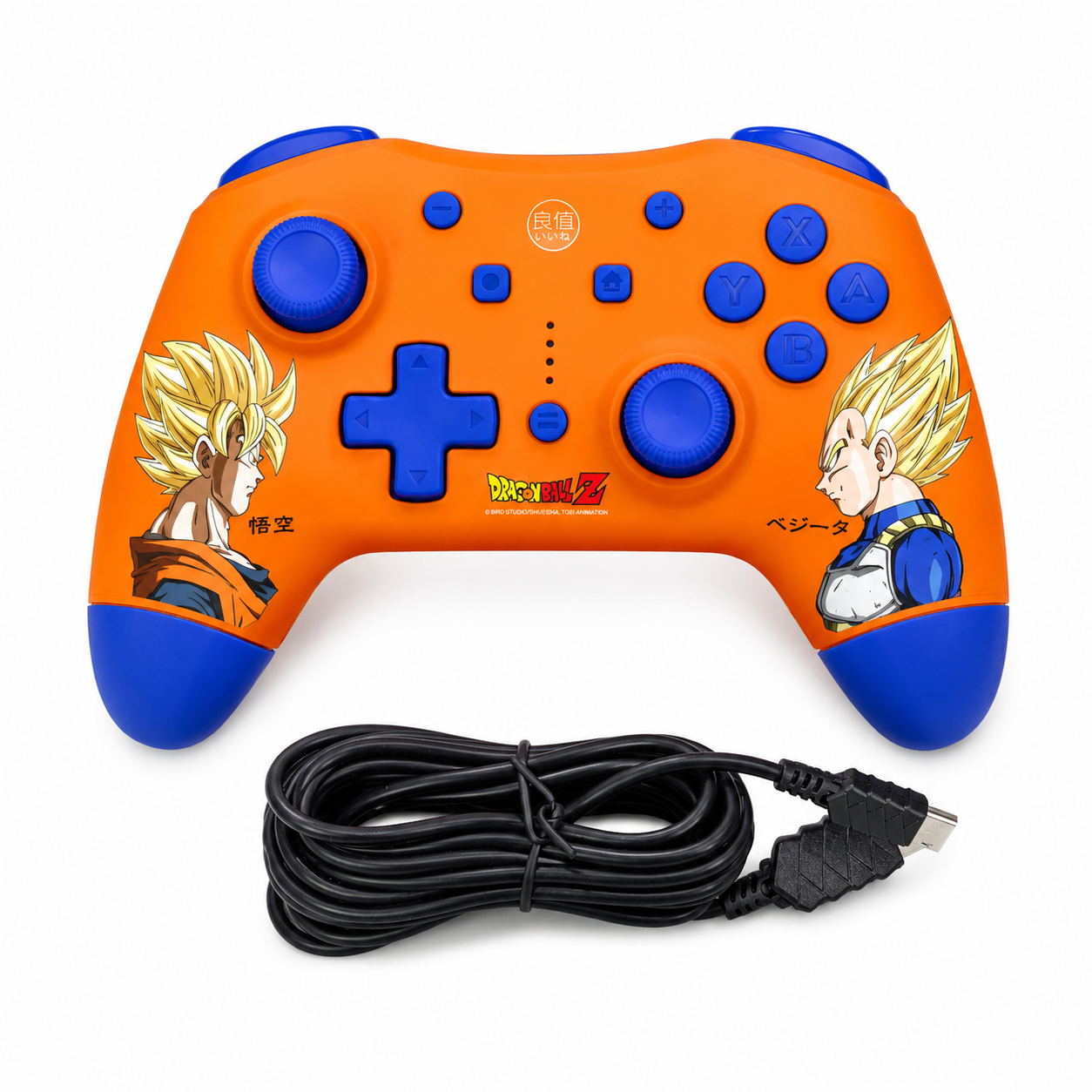 Control Inalámbrico Dragon Ball Z para Nintendo Switch y Switch OLED Bluetooth Color Naranja