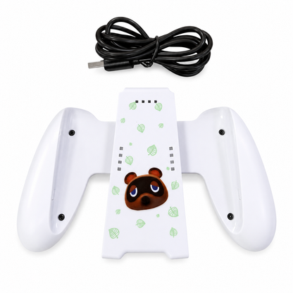 HandGrip Animal Crossing Recargable para Nintendo Switch Joy-ConControl- Batería Integrada Editor de texto enriquecido