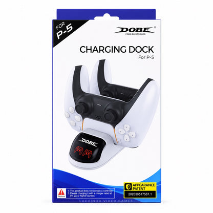 Base de Carga Dual DOBE para Controles PS5 DualSense