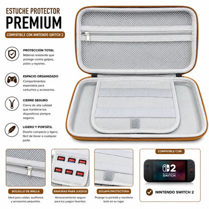Estuche Protector Premium Mario Bros para Nintendo Switch 2