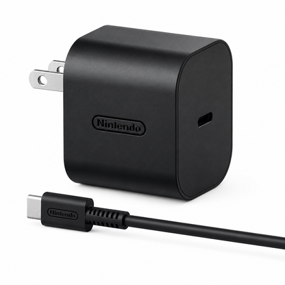 Adaptador de Corriente USB-C para Nintendo Switch 2 – Cargador AC de Alta Velocidad