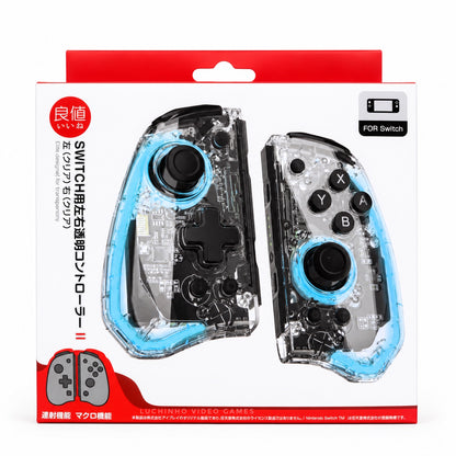 Control Inalámbrico Para Nintendo Switch Transparentes RGB