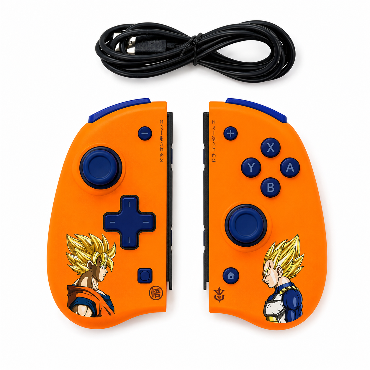 Controles Inalámbricos Dragon Ball Z para Nintendo Switch – Goku y Vegeta Edition