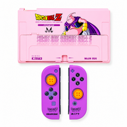 Kit Protector Majin Buu Dragon Ball Z para Nintendo Switch OLED – Case Antigolpes Completo
