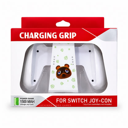 HandGrip Animal Crossing Recargable para Nintendo Switch Joy-ConControl- Batería Integrada Editor de texto enriquecido