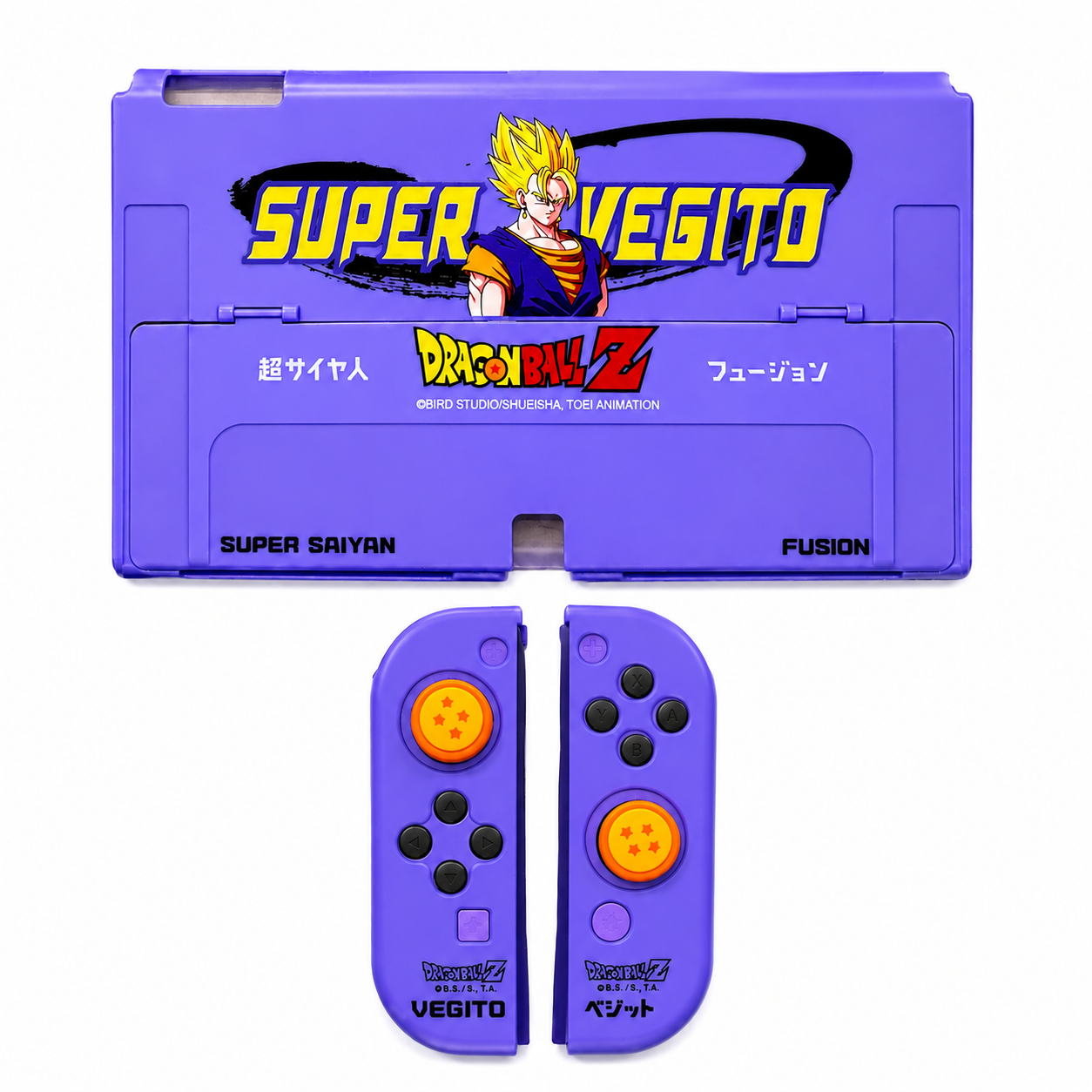 Kit Protector Super Vegito Dragon Ball Z para Nintendo Switch OLED – Case Antigolpes Completo