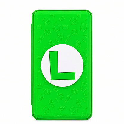 Estuche Porta Juegos Luigi para Nintendo Switch Capacidad 24 Cartuchos