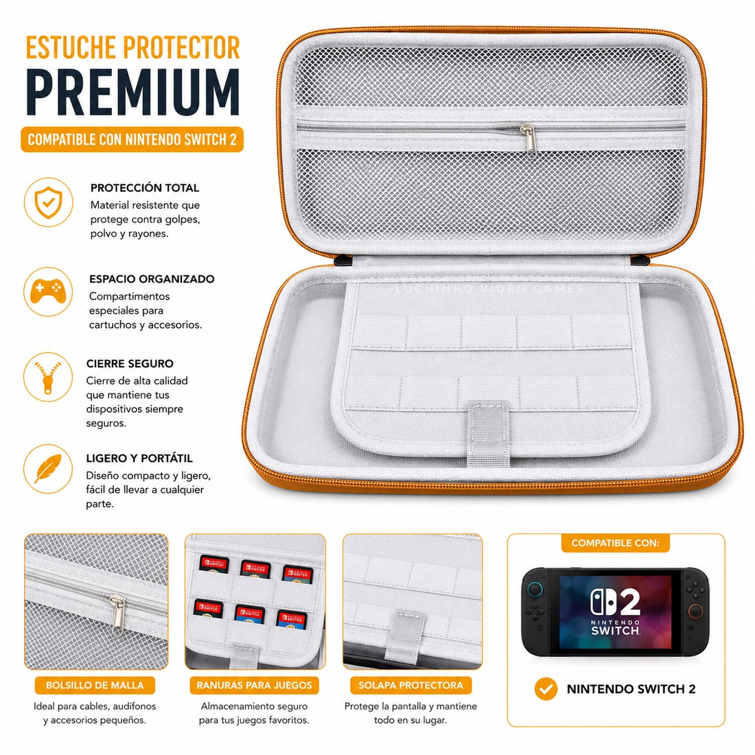 Estuche Protector Bloque Sorpresa para Nintendo Switch 2