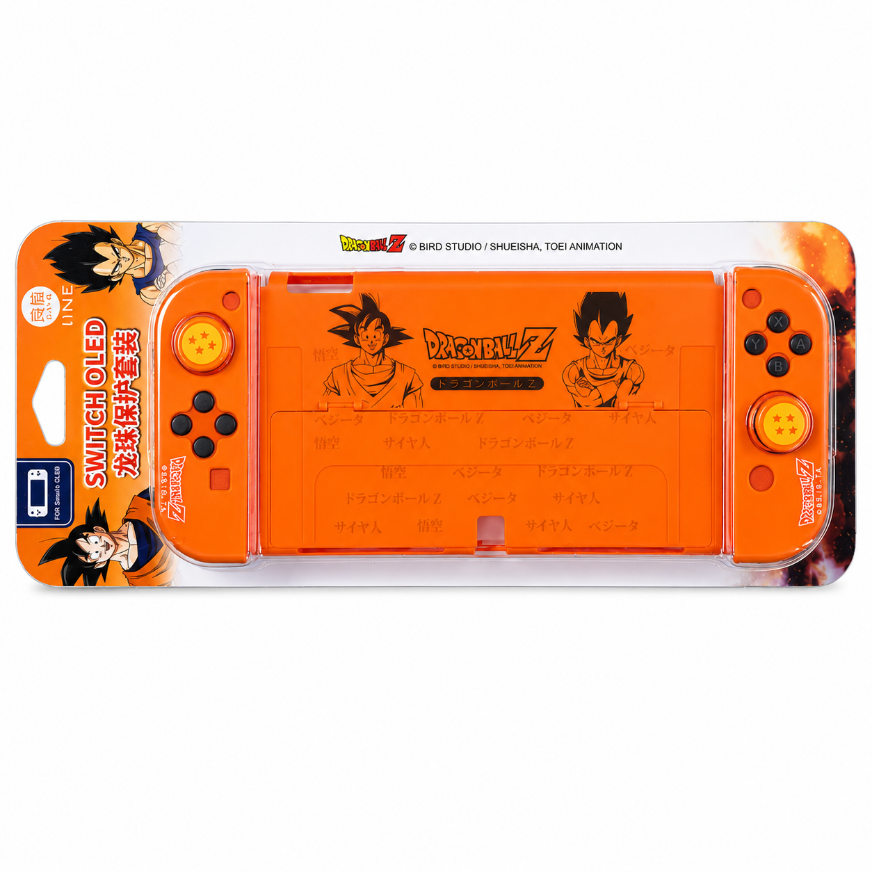 Kit Protector Dragon Ball Z para Nintendo Switch OLED – Case Antigolpes Completo