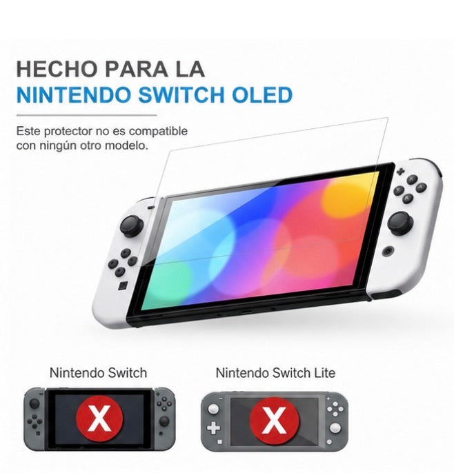 Vidrio Templado Nintendo Swicth Oled