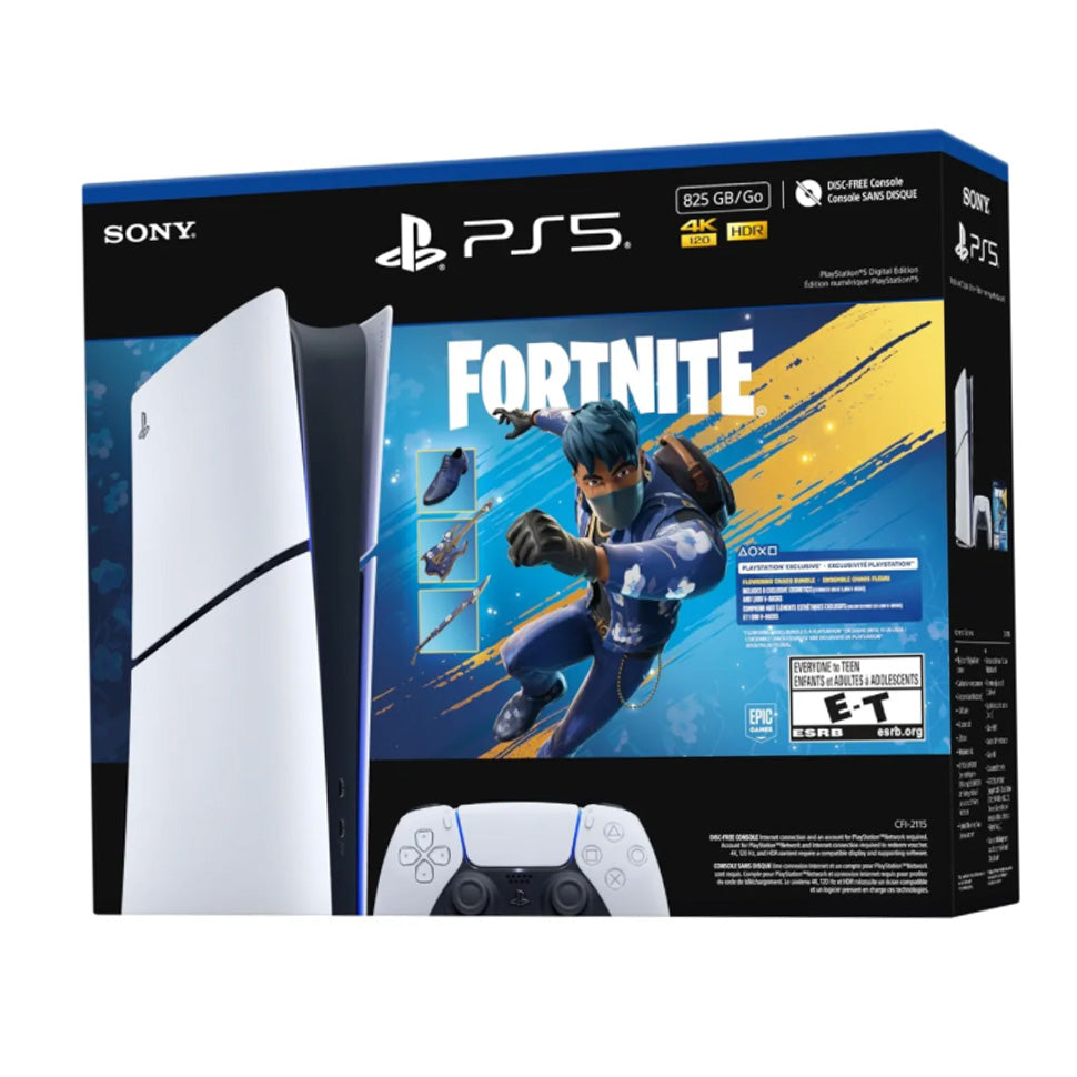 Consola PLay Station 5 Slim Edicion Digital 825GB  + Paquete Fortnite