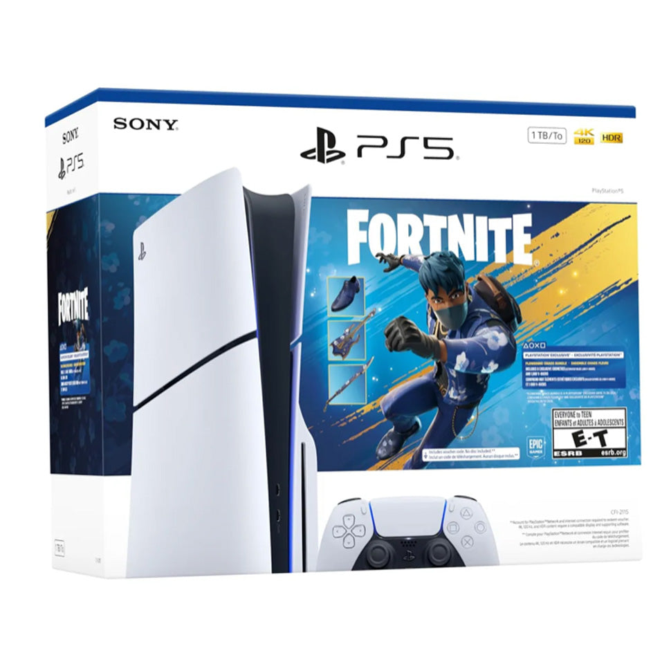 Consola Sony Play Station 5 Slim de Disco 1tb + Paquete Fortnite