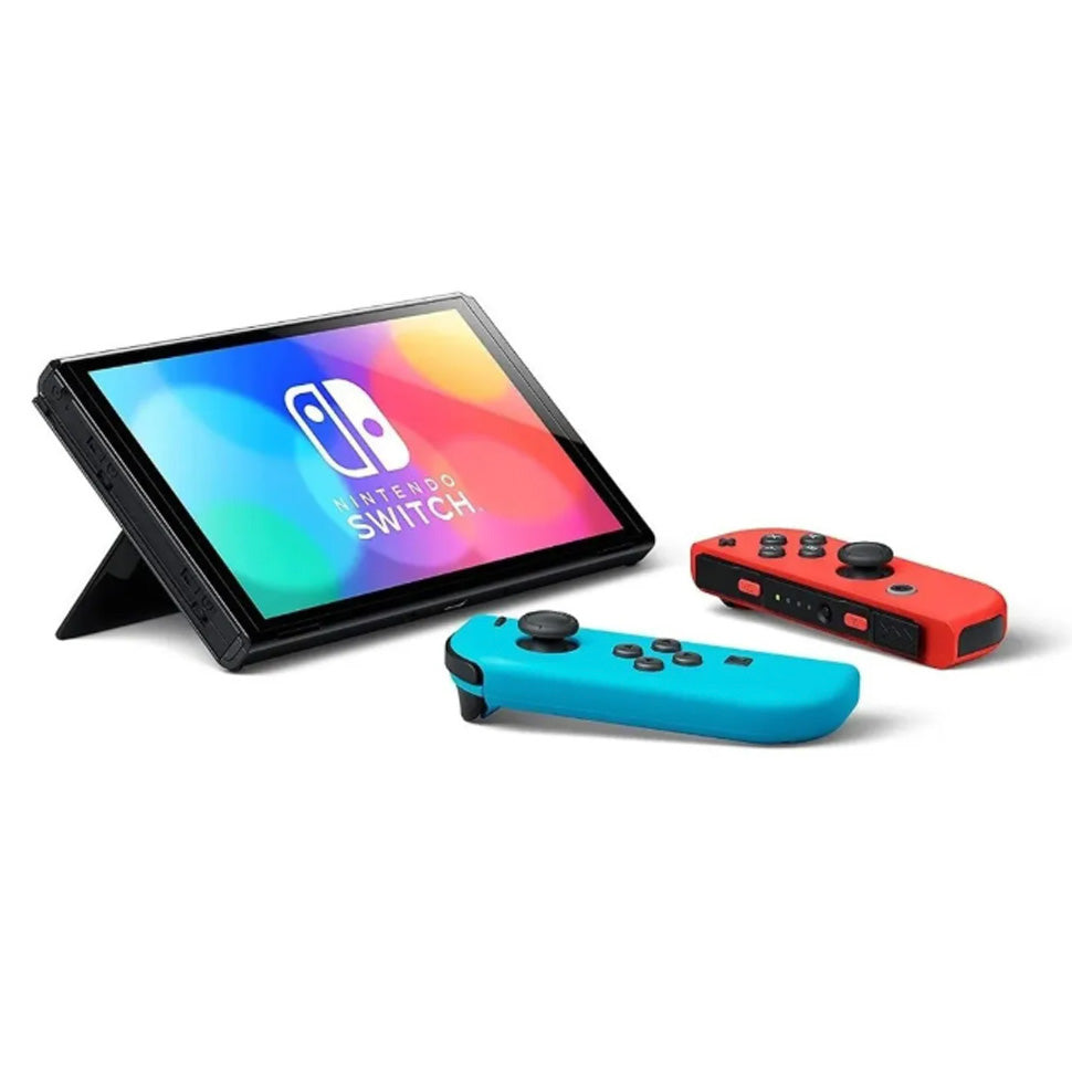 Nintendo Switch Oled 64gb Standard Color Rojo Azul Neón